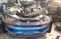 SIêu xe tiền tỷ BMW i8 nát bét, “vứt xó” tại Hà Nội